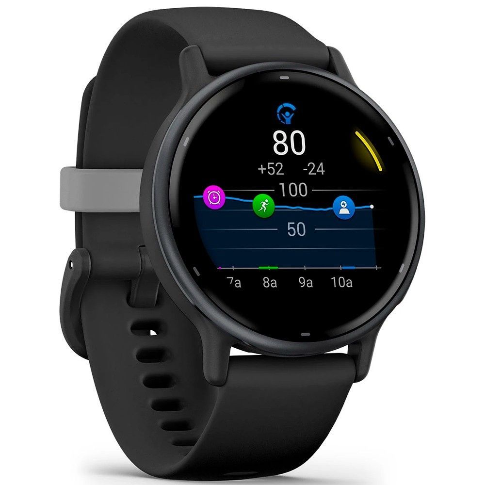 Смарт-годинник vivoactive 5, Slate Aluminium Bezel with Black Case and Silicone Band 010-02862-10