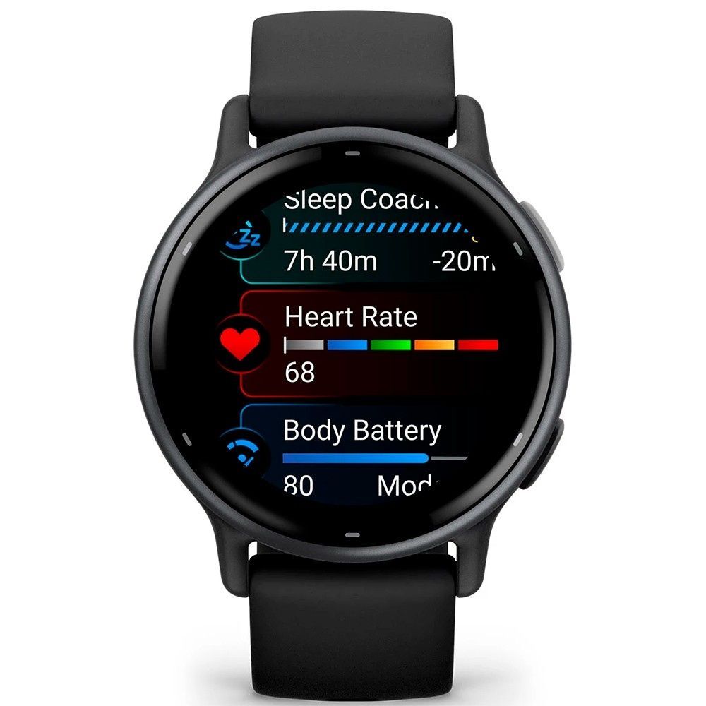 Смарт-годинник vivoactive 5, Slate Aluminium Bezel with Black Case and Silicone Band 010-02862-10