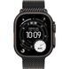 Apple Watch Ultra 3 GPS + Cellular 49mm Black Tit. Case w. Black Tit. Milanese Loop - Small (MF1N4)