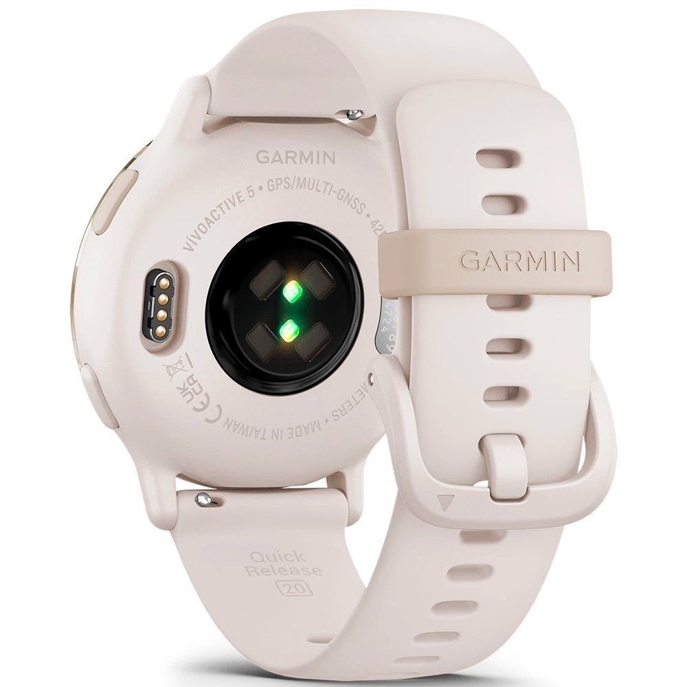 Смарт-годинник vivoactive 5 Cream Gold Aluminium Bezel with Ivory Case 010-02862-11
