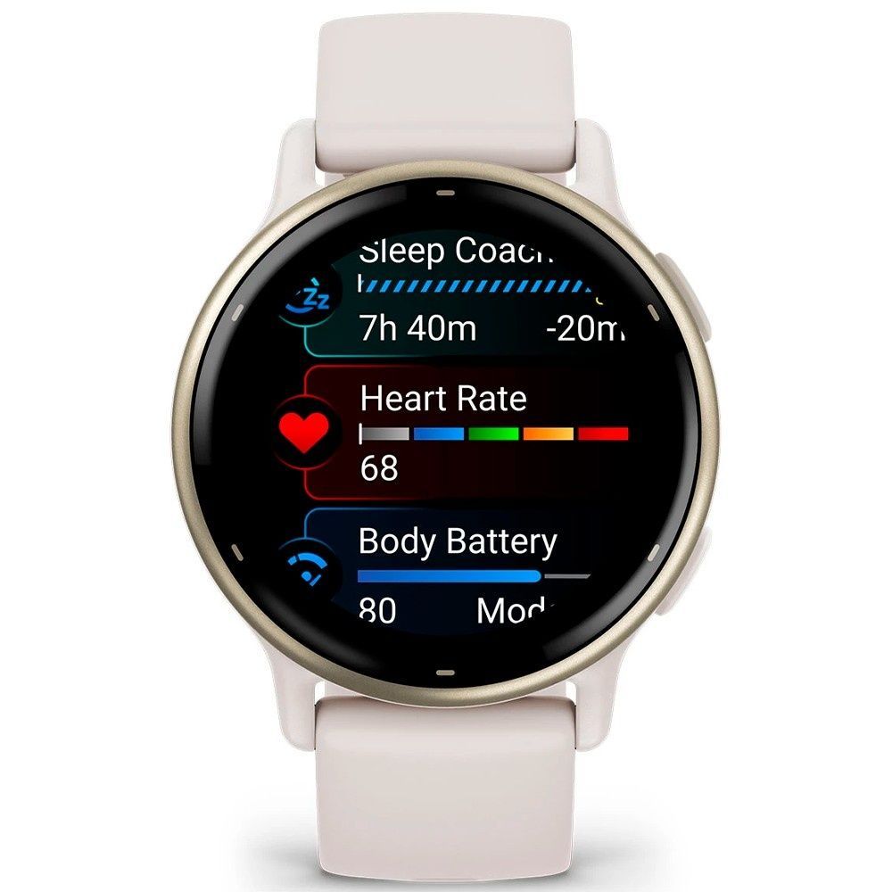Смарт-годинник vivoactive 5 Cream Gold Aluminium Bezel with Ivory Case 010-02862-11