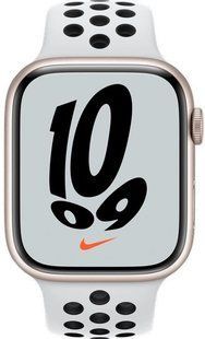 7 41mm Nike Starlight Aluminum Case w. Pure Platinum/Black Nike Sport Band MKN33
