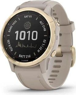 Garmin Fenix 6S Pro Solar Edition Light gold with light sand band 010-02409-11/10
