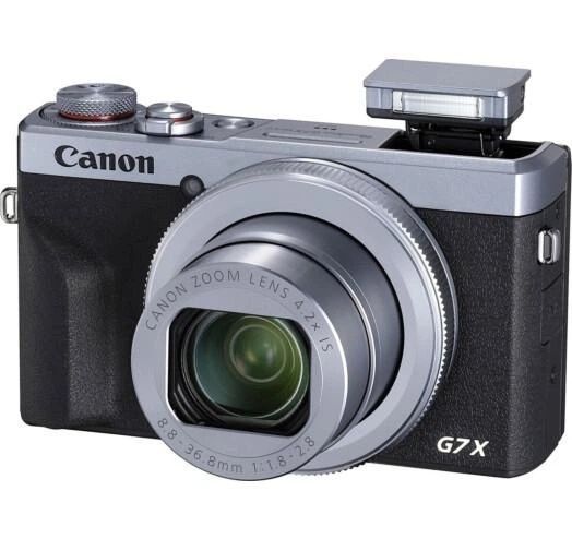 Компактний фотоапарат Canon PowerShot G7 X Mark III Silver (3638C013)
