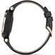 Garmin Lily Classic Watch Cream gold with Black Case Italian Leather Band 010-02384-B1