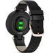 Garmin Lily Classic Watch Cream gold with Black Case Italian Leather Band 010-02384-B1