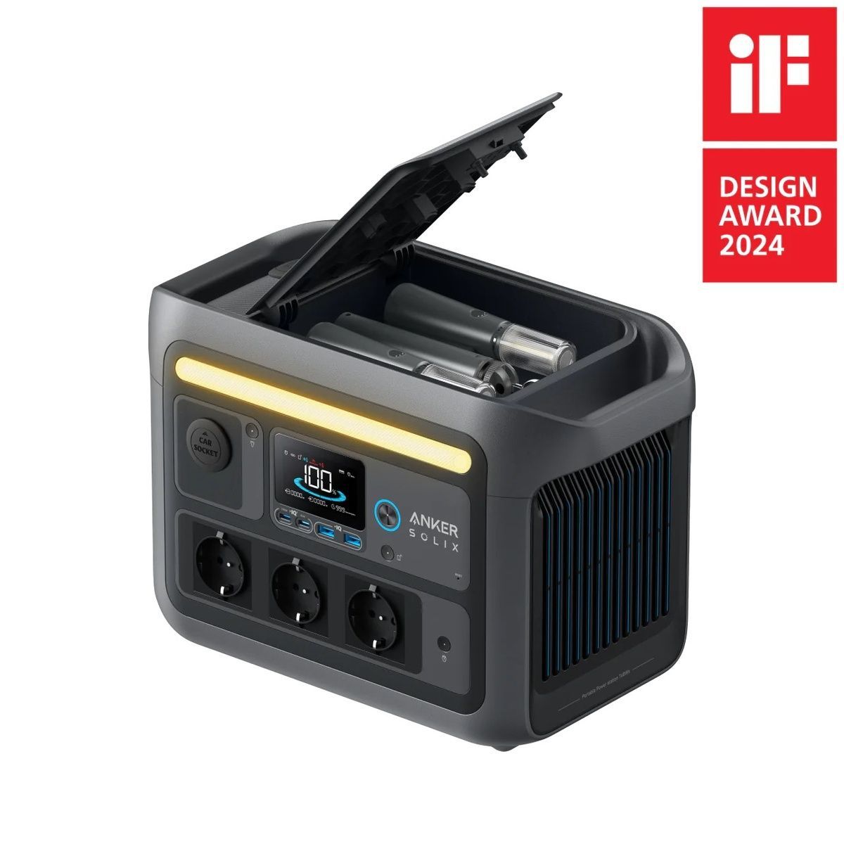 Зарядна станція Anker Solix C800 Plus 1200W, 768Wh