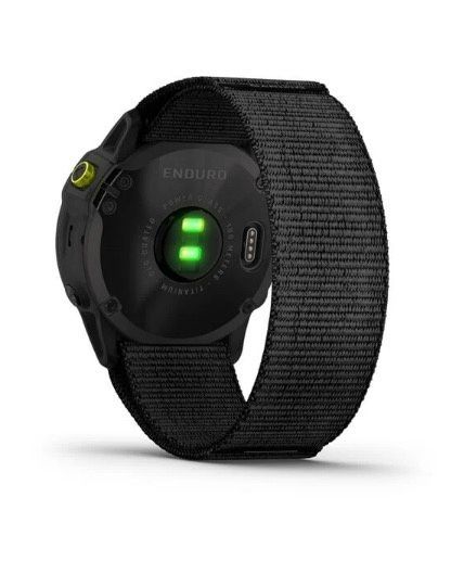 Garmin Enduro Carbon Gray Titanium with Black UltraFit Nylon Strap 010-02408-01/11