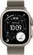 Apple Watch Ultra 3 GPS + Cellular 49mm Natural Tit. Case Milanese Loop - Small (MEWW4)
