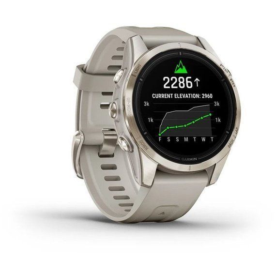 Garmin Epix&trade; Pro Gen 2 Sapphire Edition 42 mm Soft Gold with Light Sand Band 010-02802-11
