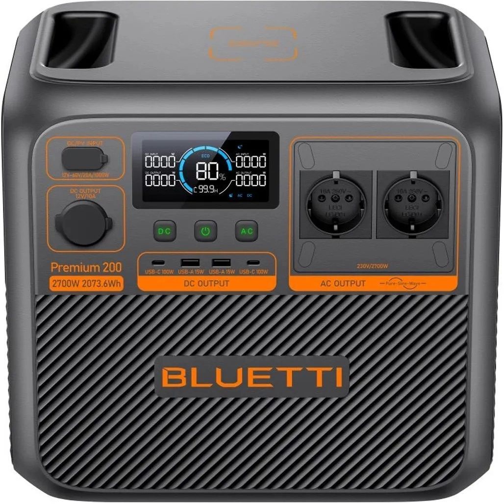 Зарядна станція BLUETTI Premium 200 V2 ortable Power Station | 2600W 2073Wh