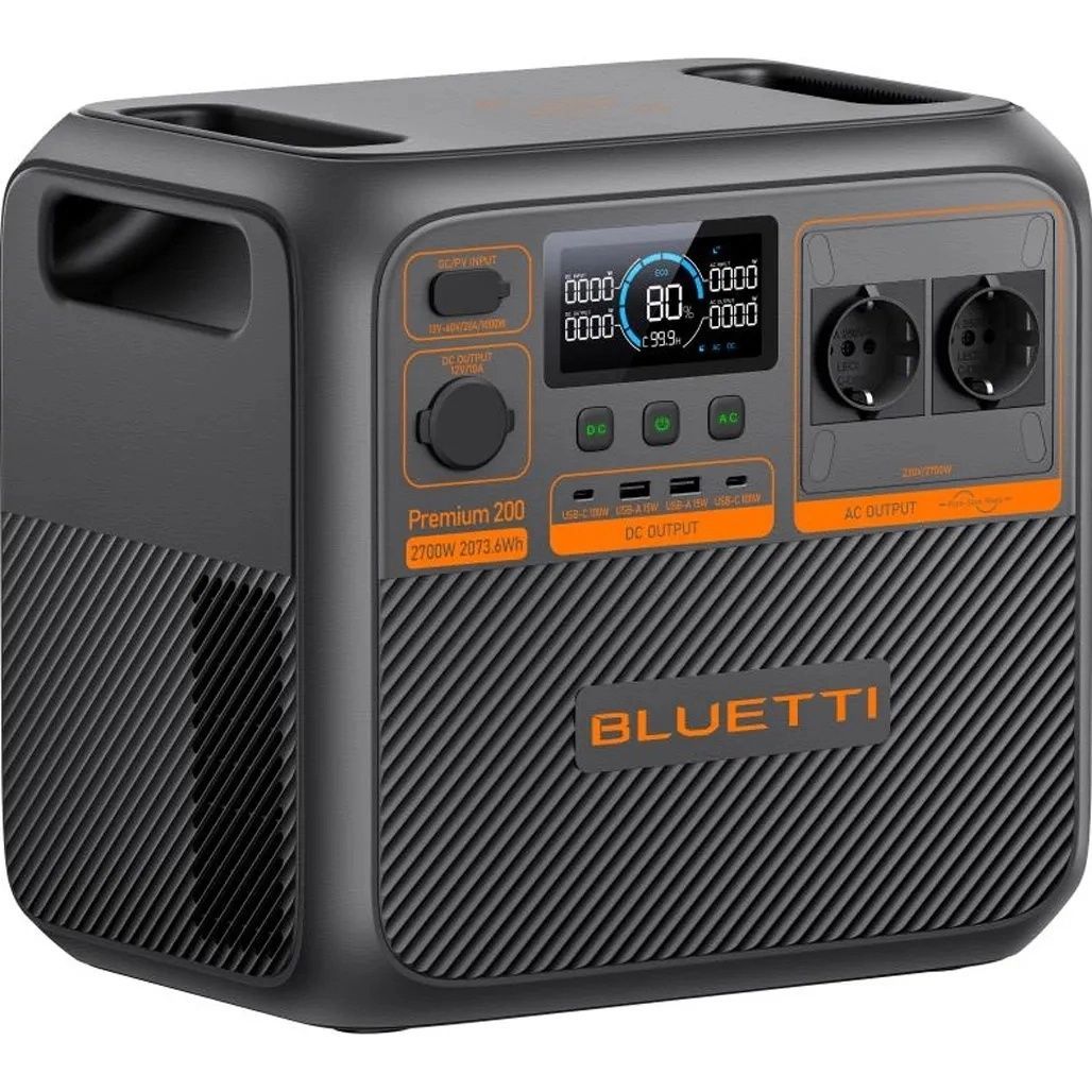 Зарядна станція BLUETTI Premium 200 V2 ortable Power Station | 2600W 2073Wh