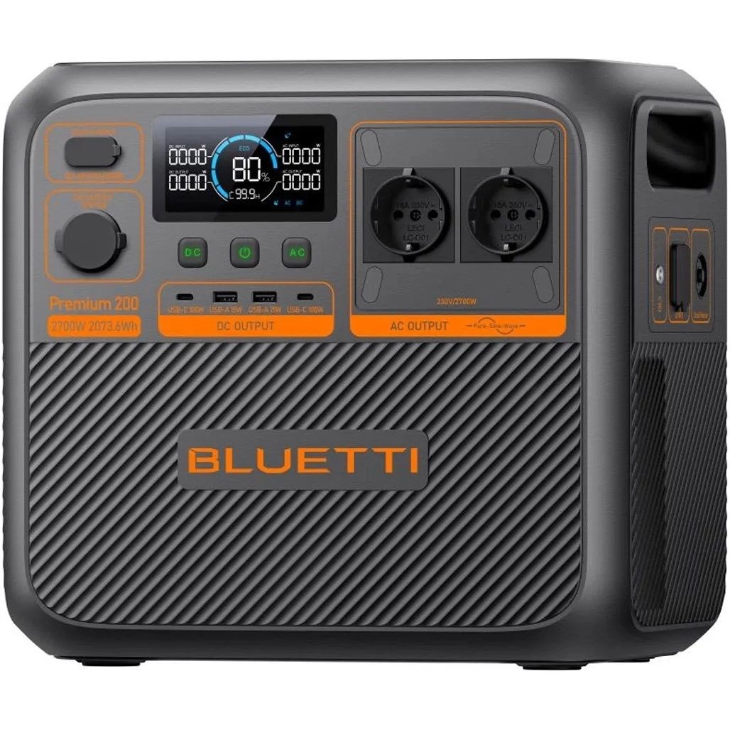 Зарядна станція BLUETTI Premium 200 V2 ortable Power Station | 2600W 2073Wh