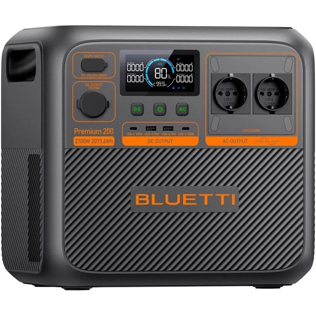 Зарядна станція BLUETTI Premium 200 V2 ortable Power Station | 2600W 2073Wh