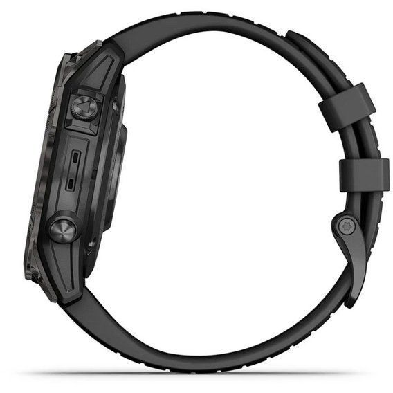 Garmin Epix&trade; Pro Gen 2 Sapphire Edition 47 mm Titanium with Whitestone Band 010-02803-21