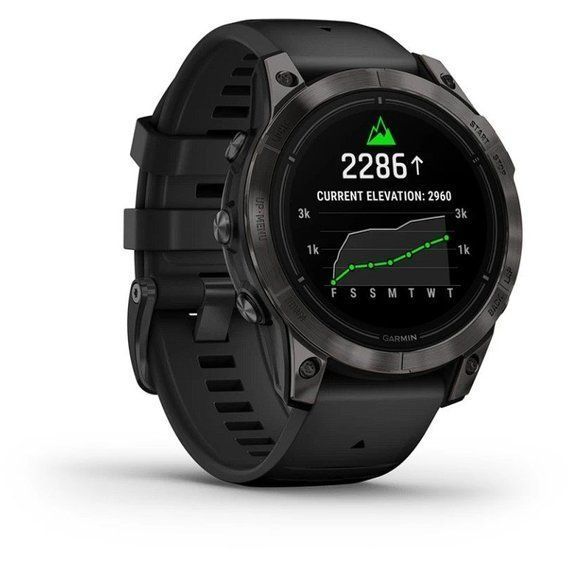 Garmin Epix&trade; Pro Gen 2 Sapphire Edition 47 mm Titanium with Whitestone Band 010-02803-21