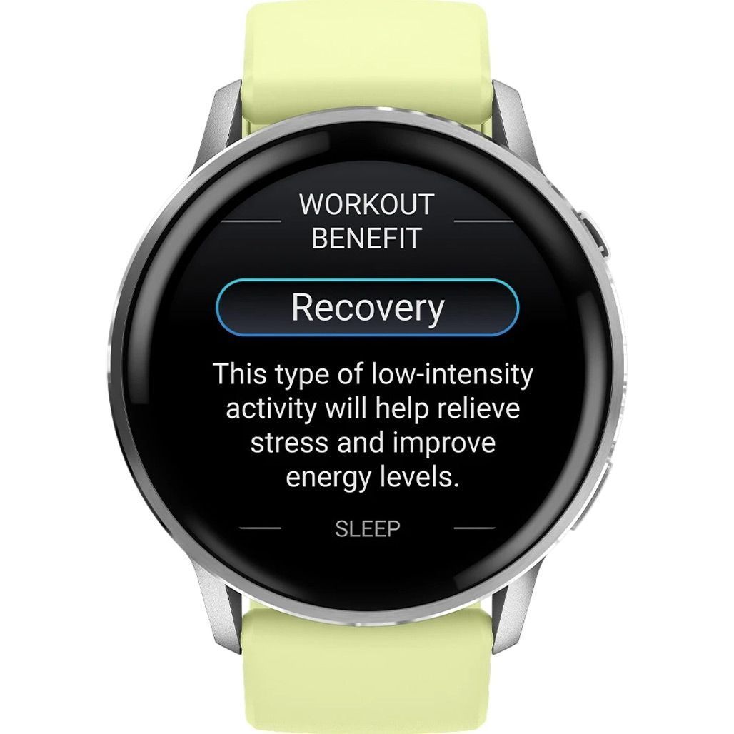 Garmin Venu 4 45 mm Silver with Citron Silicone Band (010-03014-02)