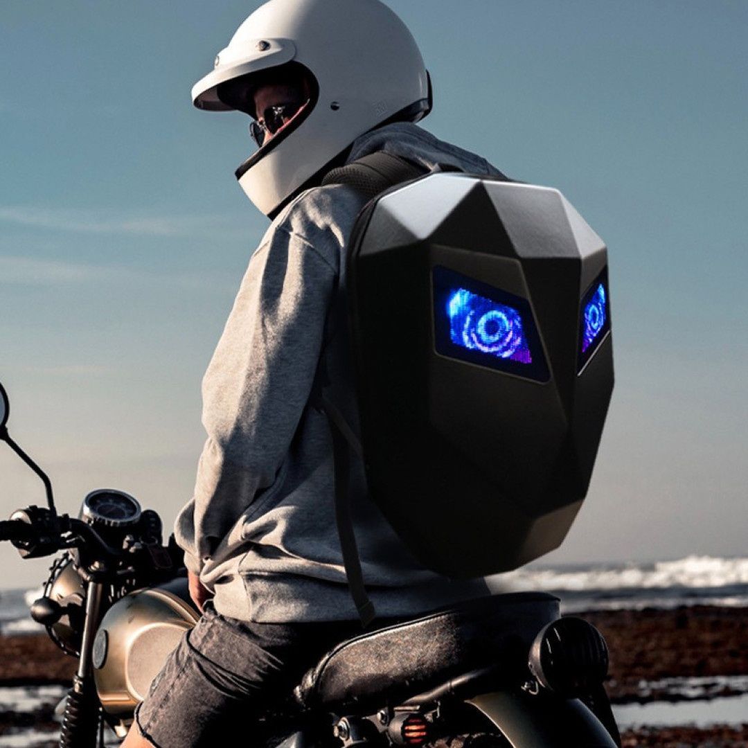 Рюкзак Sobi Pixel Moto SB9709 Black с LED экраном