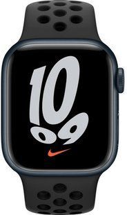 7 45mm Nike Midnight Aluminum Case w. Anthracite/Black Nike Sport Band MKNC3