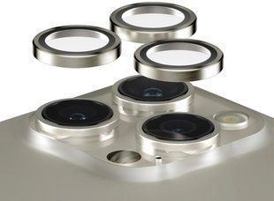 Захисне скло Monblan для камери iPhone 16 Pro/16 Pro Max Metal Ring Series Antique Bronze