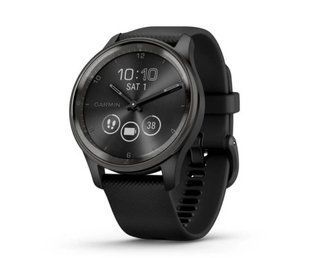 Garmin Vivomove Trend Slate S.Steel Bezel with Black Case S. Band 010-02665-00