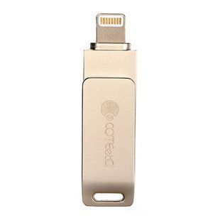 Флеш пам'ять USB COTEetCI iUSB Civilian Version U2 16G Gold