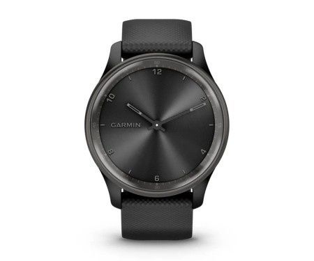 Garmin Vivomove Trend Slate S.Steel Bezel with Black Case S. Band 010-02665-00