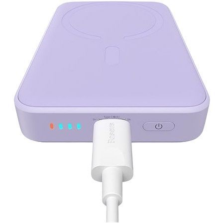 Портативна Батарея Baseus Magnetic Mini 20W 10000mAh purple PPCX110105