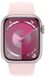 Apple Watch Series 9 45mm Pink Aluminum Case with Light Pink Sport Band - S/MMR9G3