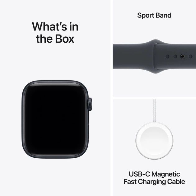 Apple Watch SE 3 Cellular 40mm Midnight Alu. Case w. Midnight S. Band - S/M (MEP94)