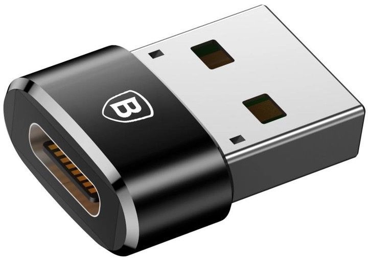 Перехідник Baseus Type-C to USB Black CAAOTG-01