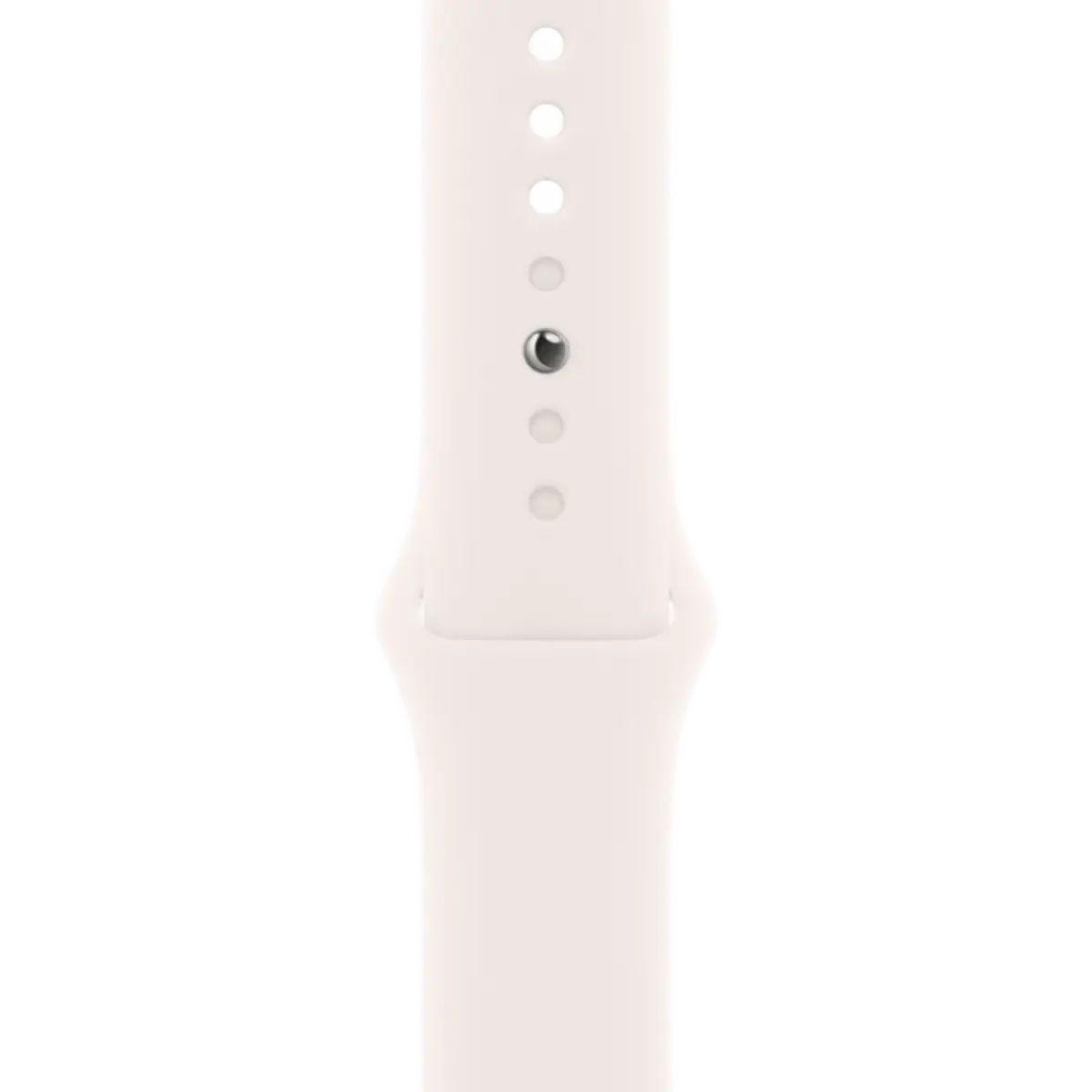Apple Watch Series 10 GPS 46mm Silver Aluminum Case with Light Blush Sport Band M/L (MWX03)