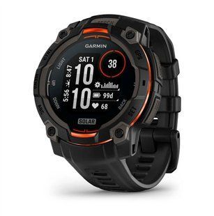 Смарт-годинник Garmin Instinct 3 45mm Solar Black with Black Band (010-02934-00)