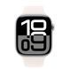 Apple Watch Series 10 GPS 46mm Silver Aluminum Case with Light Blush Sport Band M/L (MWX03)