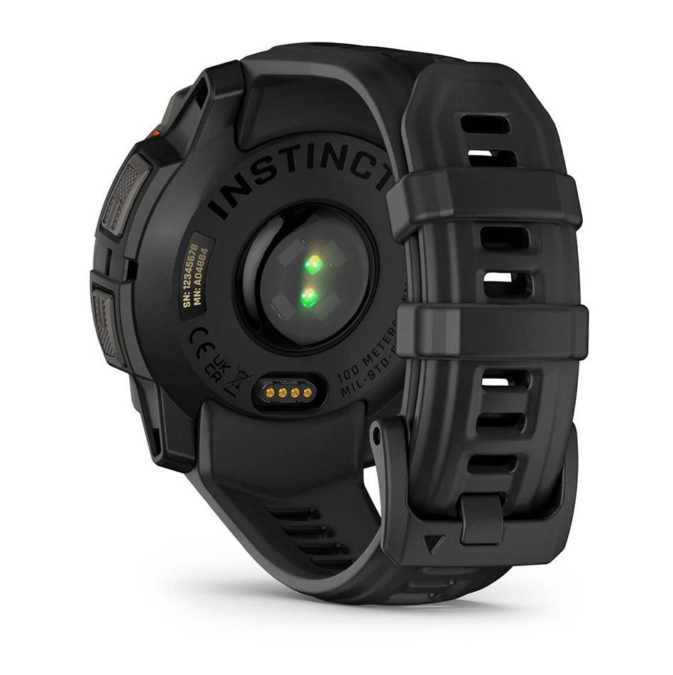 Смарт-годинник Garmin Instinct 3 45mm Solar Black with Black Band (010-02934-00)