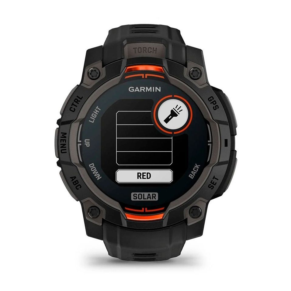 Смарт-годинник Garmin Instinct 3 45mm Solar Black with Black Band (010-02934-00)