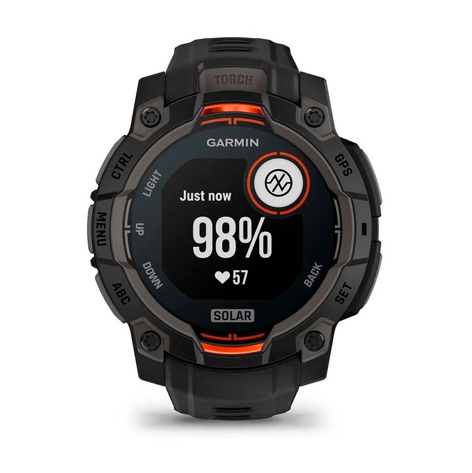 Смарт-годинник Garmin Instinct 3 45mm Solar Black with Black Band (010-02934-00)