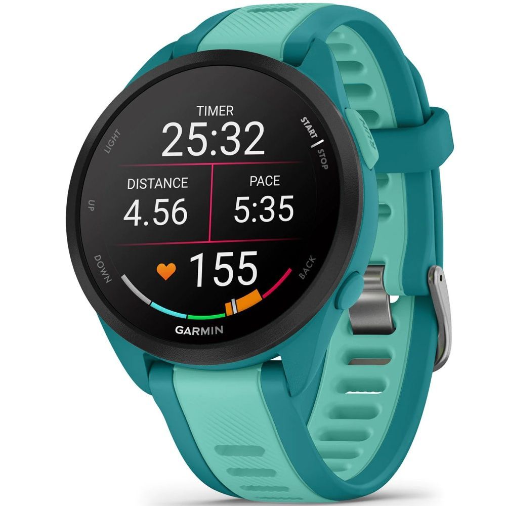 Garmin Forerunner 165 Music Turquoise/Aqua, GPS смарт-годинник 010-02863-32