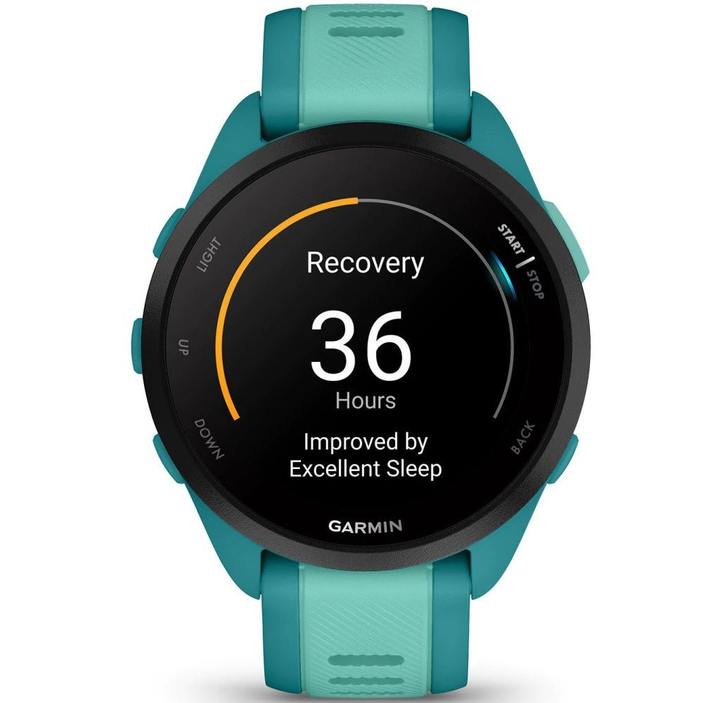 Garmin Forerunner 165 Music Turquoise/Aqua, GPS смарт-годинник 010-02863-32