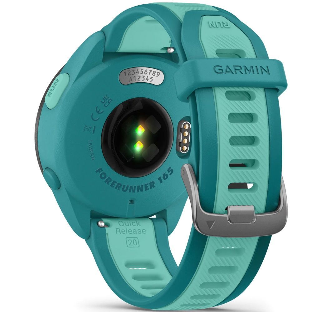 Garmin Forerunner 165 Music Turquoise/Aqua, GPS смарт-годинник 010-02863-32