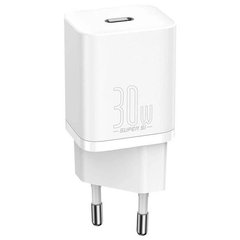 МЗП Baseus GaN3 Fast Charger 30W (1 Type-C) White	CCGN010102