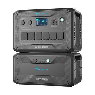 Комплект зарядної станції BLUETTI AC300 + battery module B300 (PB930944)