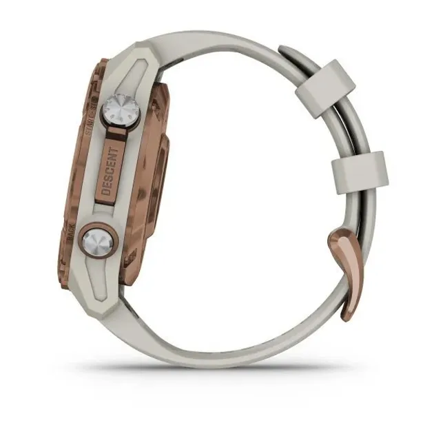 Смарт-годинник Garmin Descen Mk3i Bronze Titanium with French Gray Silicone Band (010-02753-13/14)