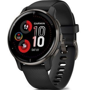 Garmin Venu 2 Plus Powder Gray + Passivated 010-02496-10/11