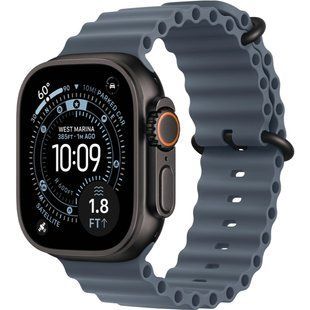 Apple Watch Ultra 3 GPS + Cellular 49mm Black Tit. Case w. Anchor Blue (MF254+MGCJ4)
