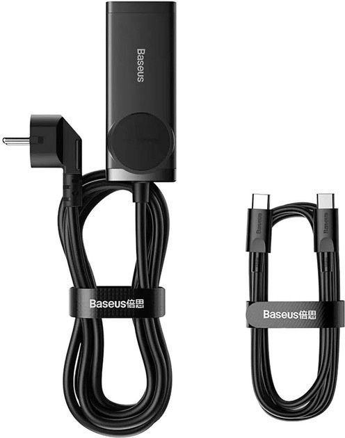 МЗП Baseus GaN3 Pro 100W 2Type-C+2USB Black CCGP000101
