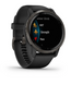 Garmin Venu 2 Smart watch Slate Bezel With Black Case Silicone Band 010-02430-11