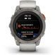 Garmin Fenix 7 Pro Saph Solar, Ti w/Fog Gry/Ember Orange Band, GPS 010-02777-20/21