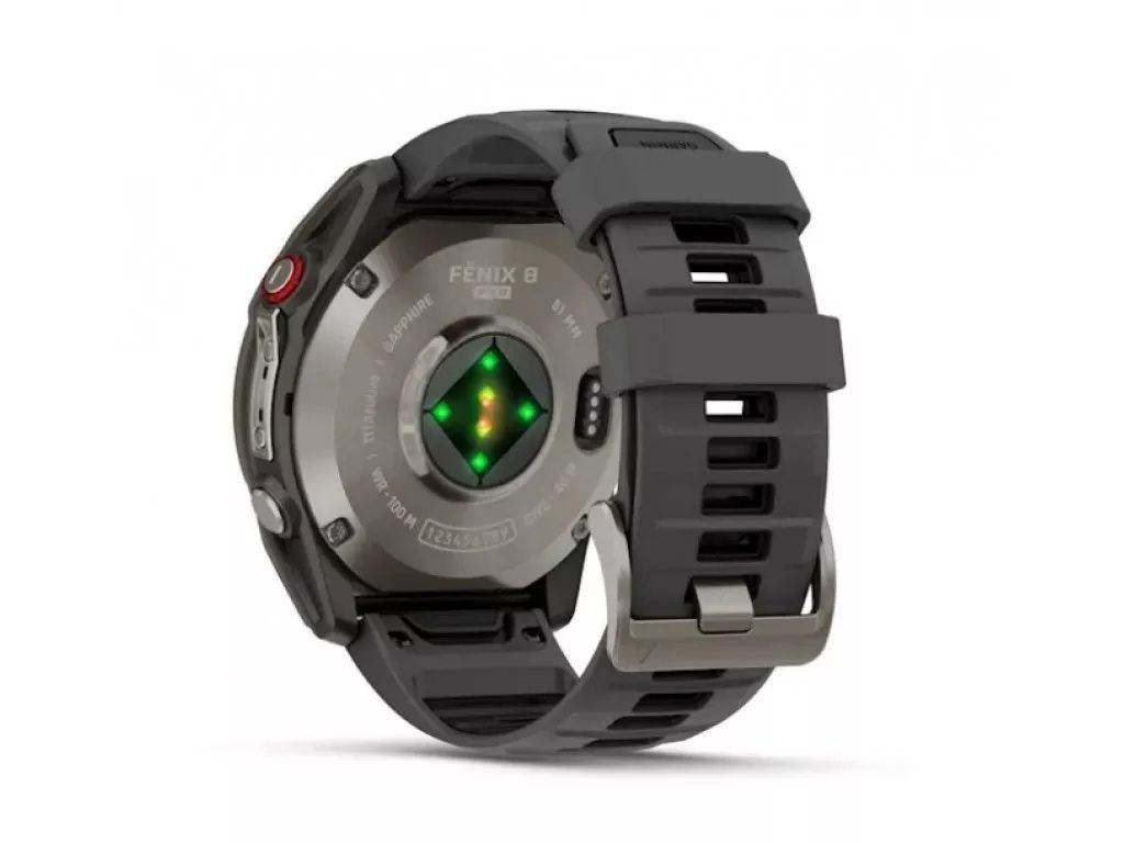 Смарт-годинник Garmin Fenix 8 Pro 51 mm AMOLED with Graphite/B Silicone Band (010-03199-10/11)
