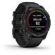 Garmin Fenix 7 Pro Solar, Glass, SltGrySS w/Black Band, GPS смарт-годинник 010-02777-01